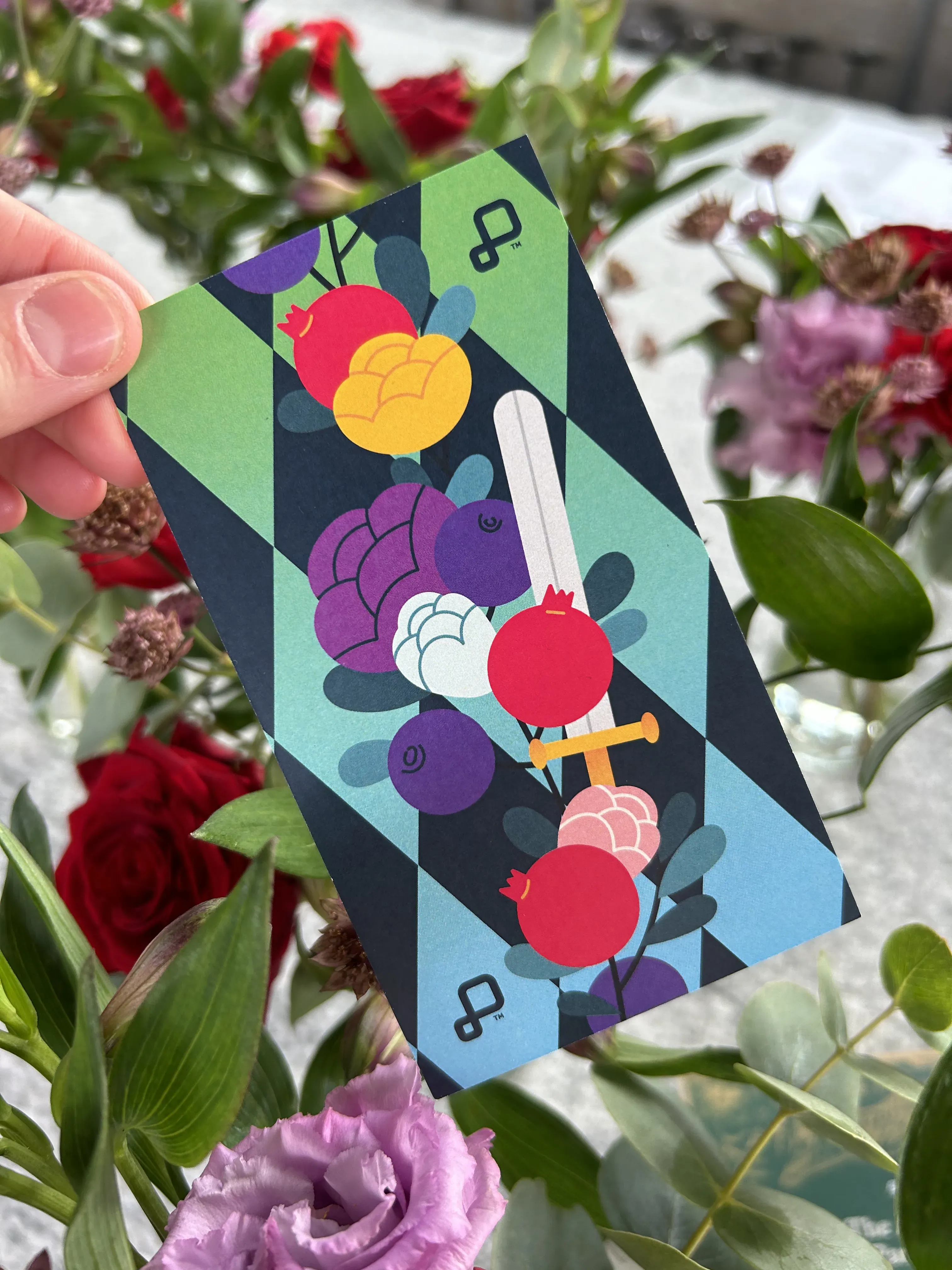 Back of the tarot card